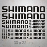 Adesivi per Auto e Moto: Set 16X Shimano 2