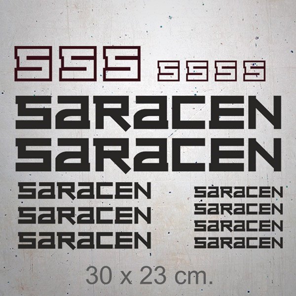 Set di adesivi Saracen 2/2