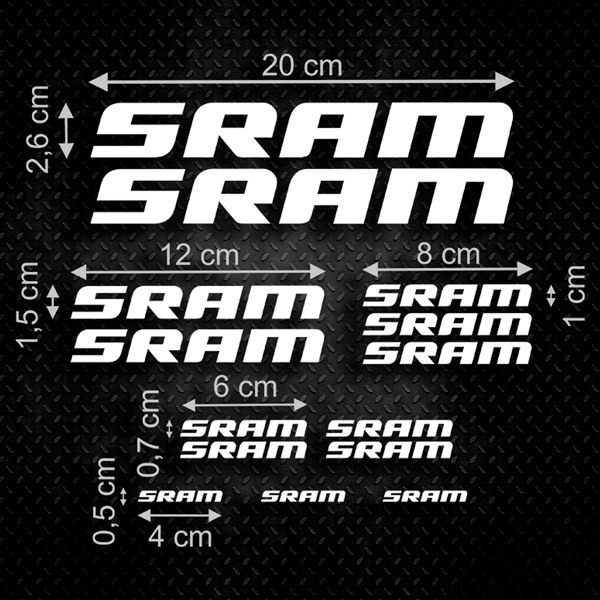Set di adesivi SRAM 0