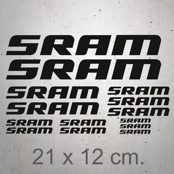 Set di adesivi SRAM 2/3
