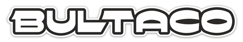 Adesivi per Auto e Moto: Logo Bultaco in Stile Sportivo