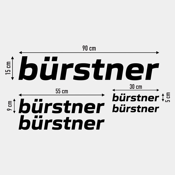Adesivi per camper: Kit Bürstner