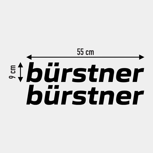 Adesivi per camper: Bürstner 3