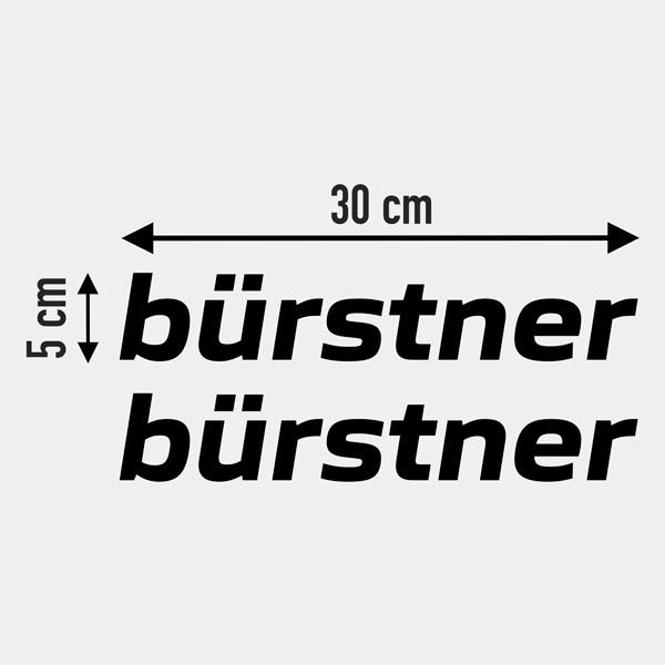 Adesivi per camper: Bürstner 4