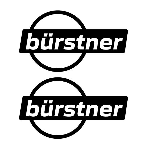 Adesivi per camper: Logo B&uuml;rstner