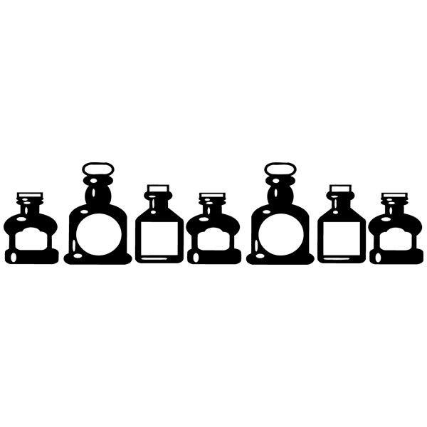 Adesivi Murali: bottiglie