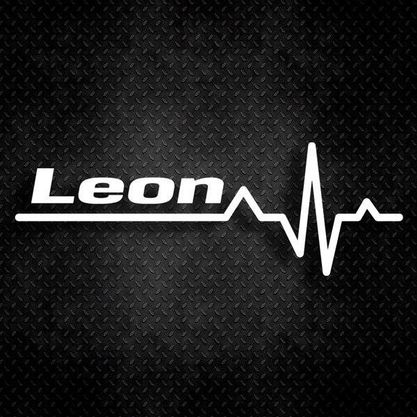 Adesivi per Auto e Moto: Cardiogramma Seat Leon