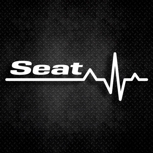 Adesivi per Auto e Moto: Cardiogramma Seat