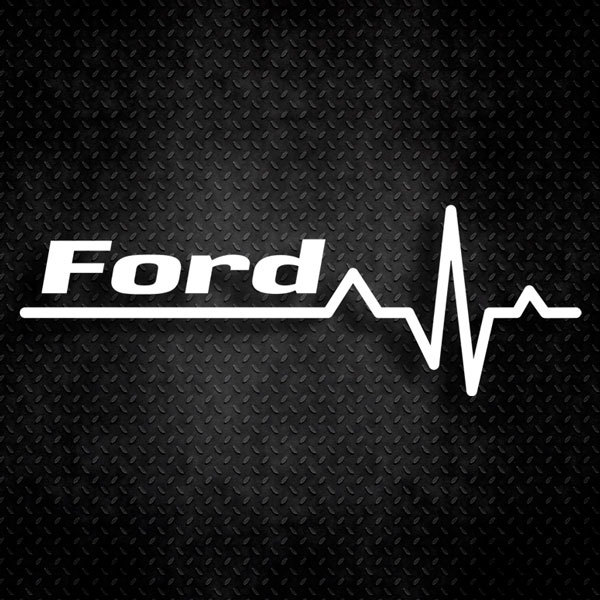 Adesivi per Auto e Moto: Cardiogramma Ford