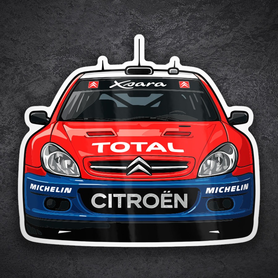Adesivi per Auto e Moto: Auto da Rally Citroën Xsara