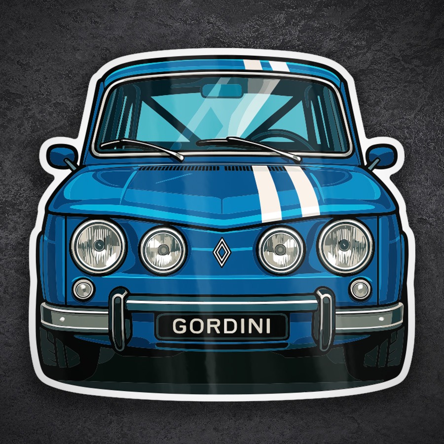 Adesivi per Auto e Moto: Auto Renault 8 Gordini