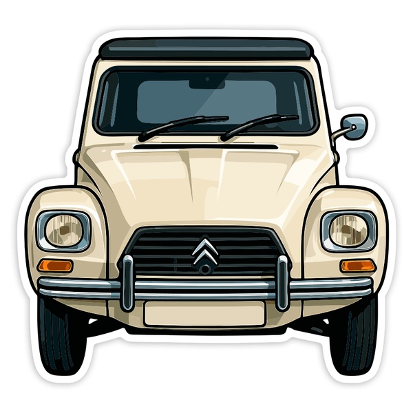 Adesivi per Auto e Moto: Auto Citroën Dyane