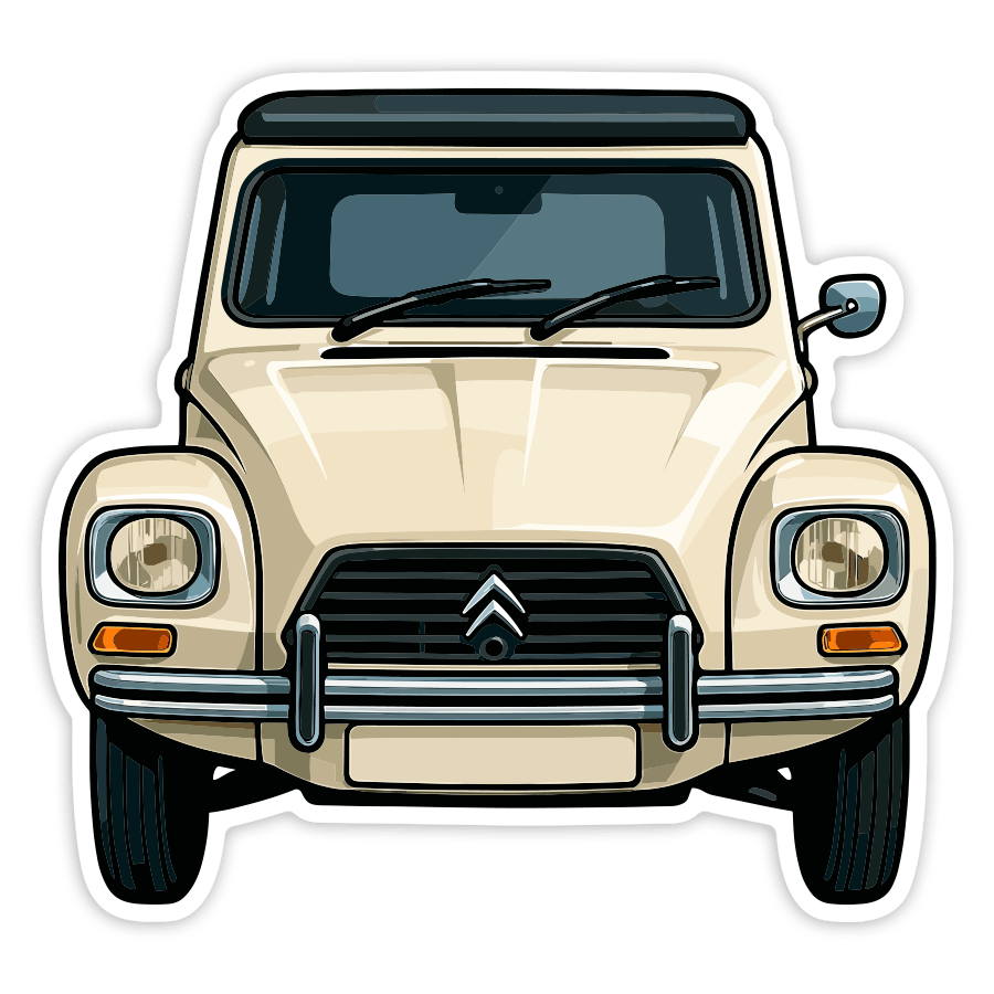Adesivi per Auto e Moto: Auto Citroën Dyane