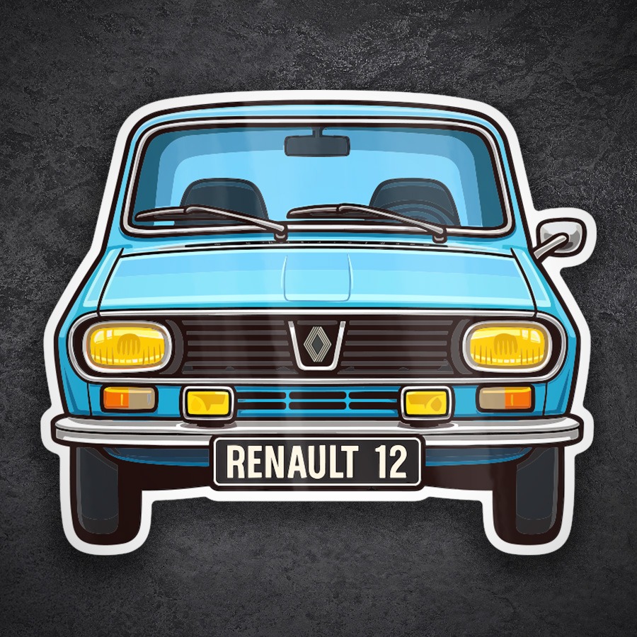 Adesivi per Auto e Moto: Auto Renault 12