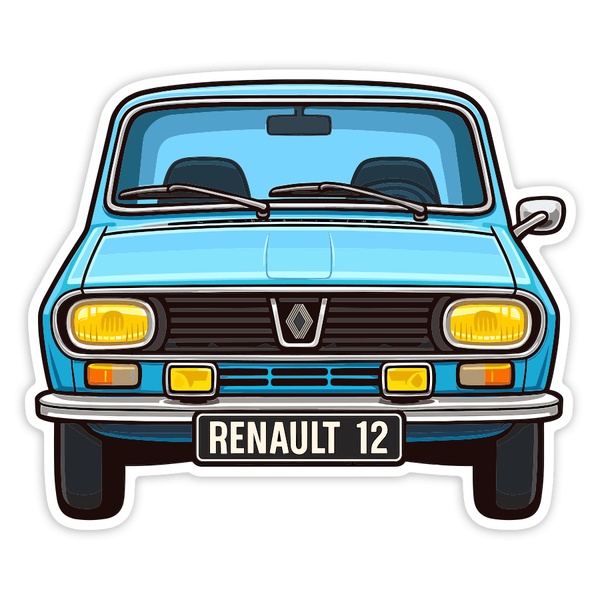 Adesivi per Auto e Moto: Auto Renault 12
