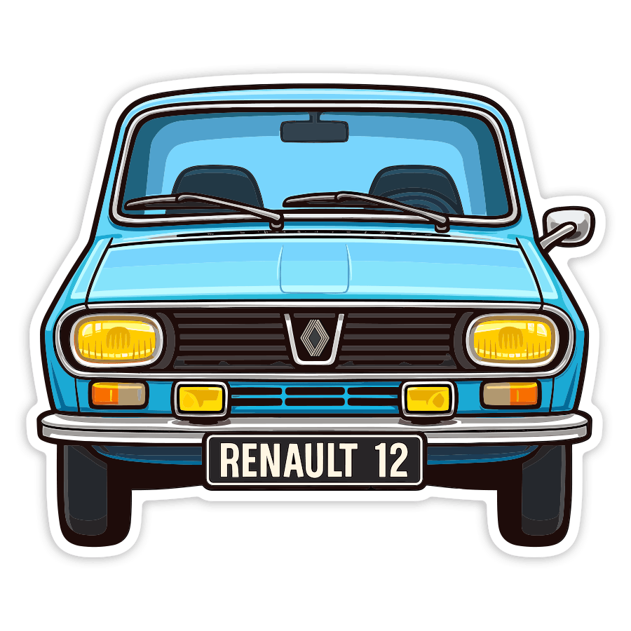 Adesivi per Auto e Moto: Auto Renault 12
