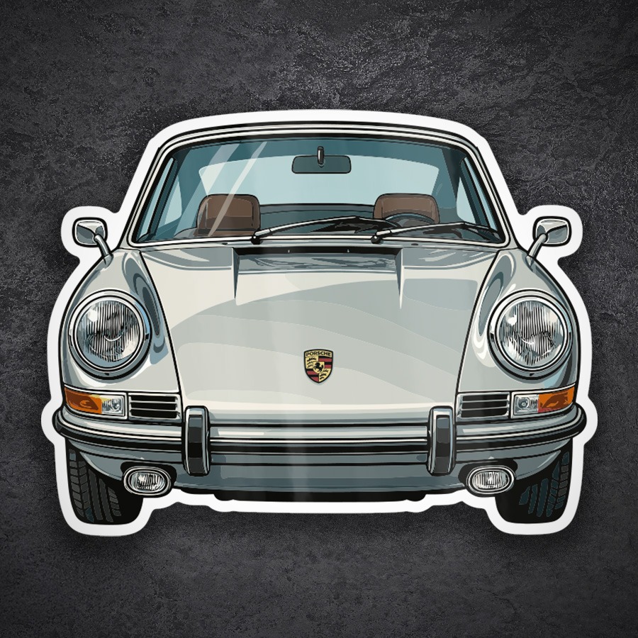 Adesivi per Auto e Moto: Auto Classica Porsche 911