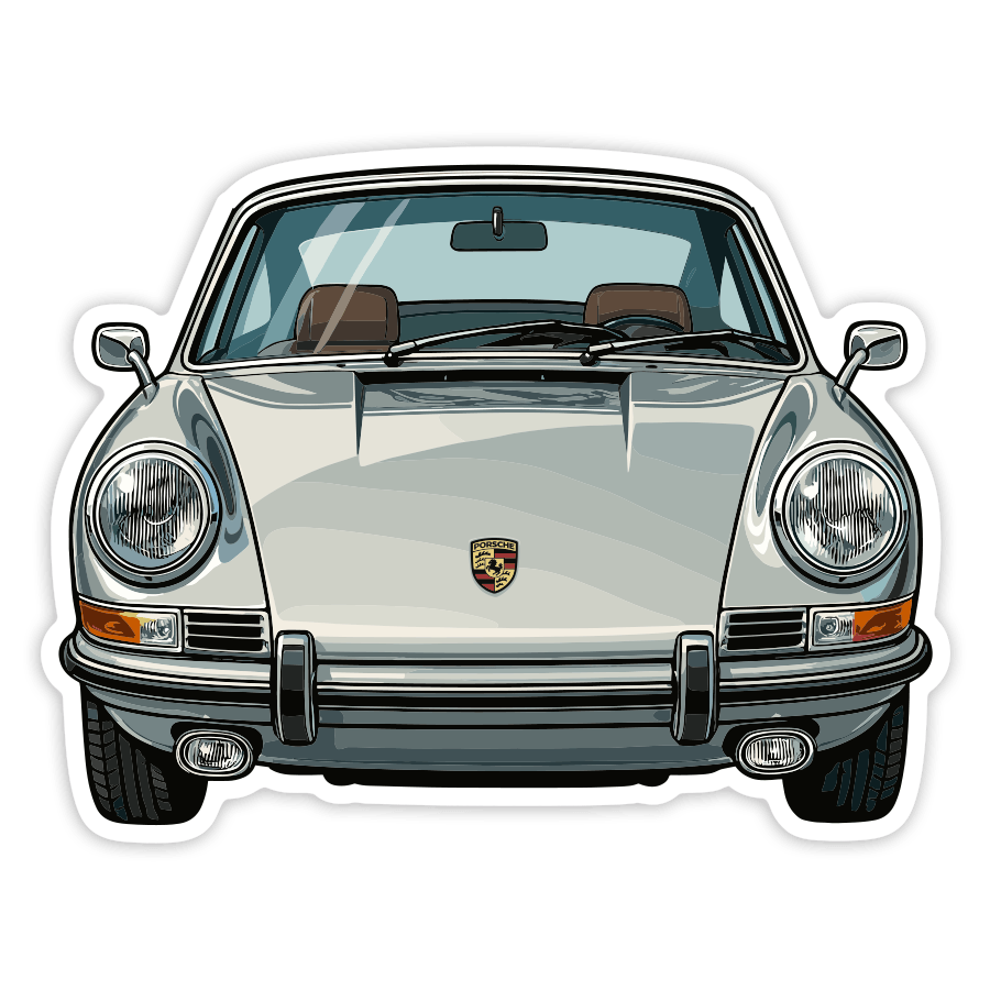 Adesivi per Auto e Moto: Auto Classica Porsche 911