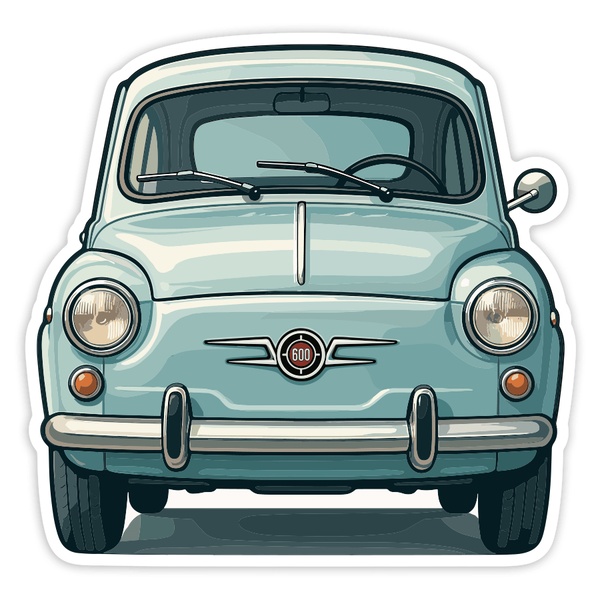 Adesivi per Auto e Moto: Auto SEAT 600