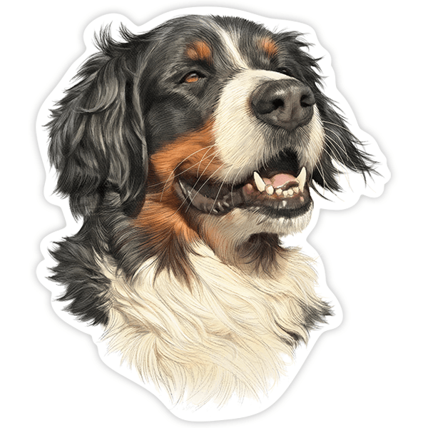 Adesivi per Auto e Moto: Bernese Mountain Dog