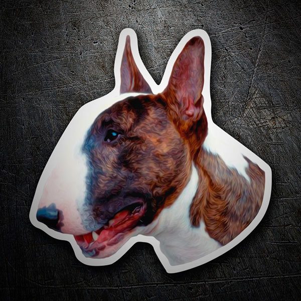 Adesivi per Auto e Moto: Bull Terrier