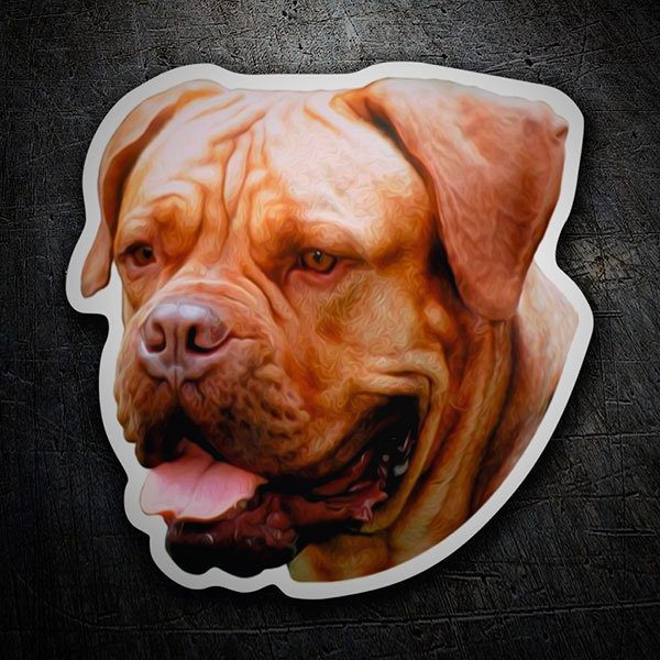 Adesivi per Auto e Moto: Dogue De Bordeaux