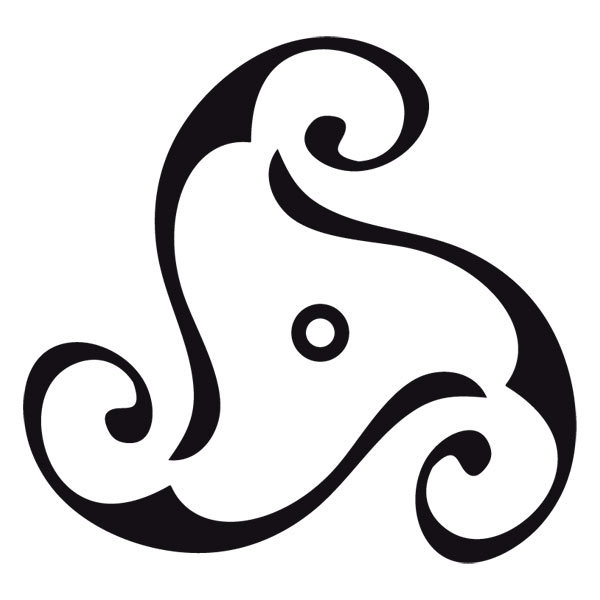 Adesivi per Auto e Moto: Simbolo celtico scudo 2