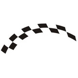 Adesivi per Auto e Moto: Racing Bandiere 13