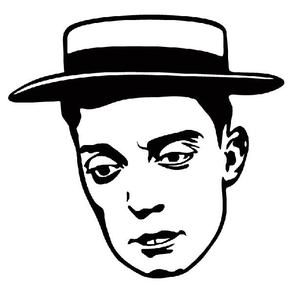 Adesivi Murali: Buster Keaton