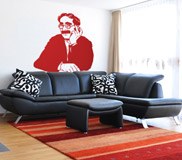 Adesivi Murali: Groucho corpo 4