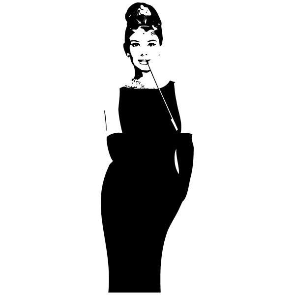 Adesivi Murali: Audrey Hepburn