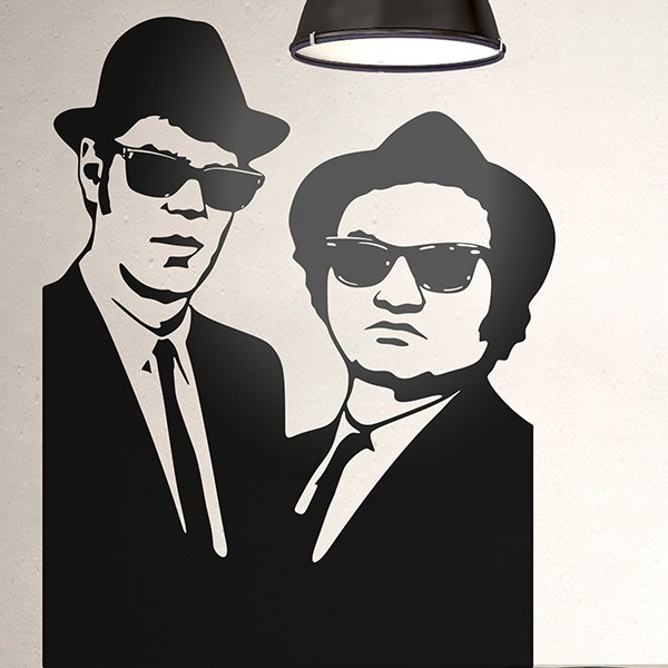 Adesivi Murali: Blues Brothers, uve sgranate ad ogni ritmo