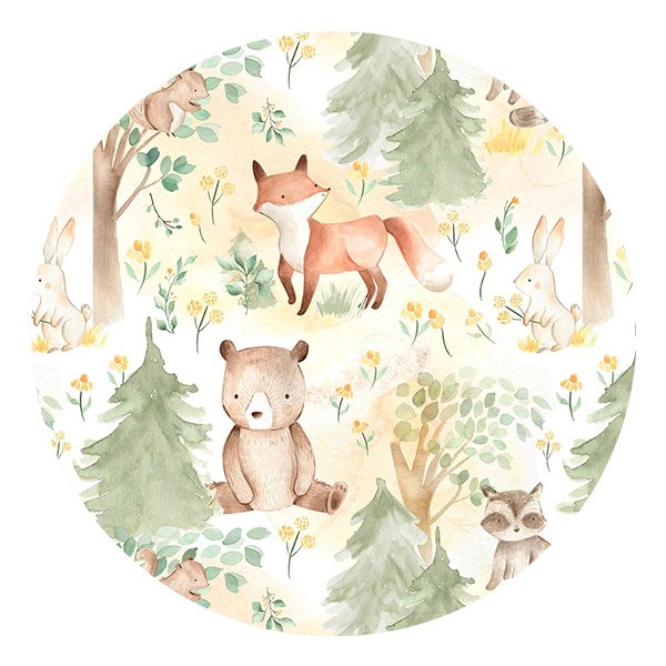 Adesivi per Bambini: Foresta dei Bambini
