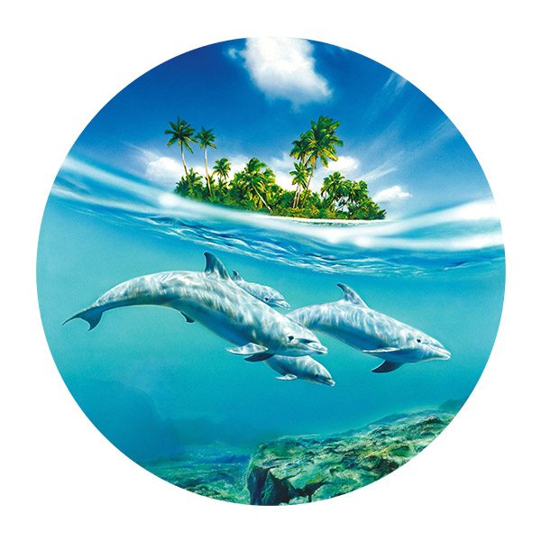 Adesivi Murali: Delfini sul Mare
