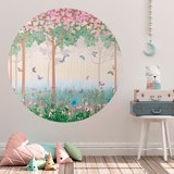 Adesivi Murali: Foresta di Primavera 3