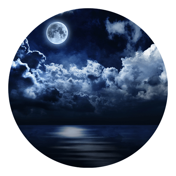 Adesivi Murali: Riflessione della Luna