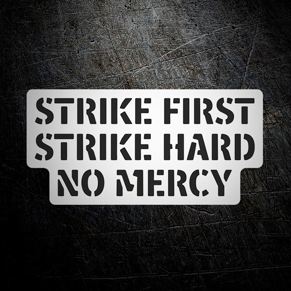 Adesivo Cobra Kai - Strike First Strike Hard No Me 0