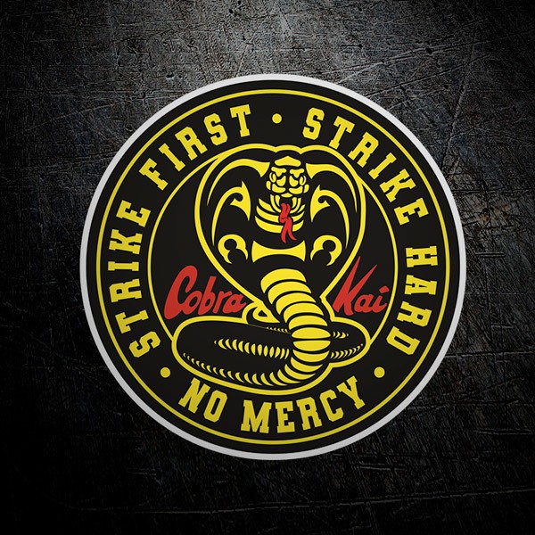 Adesivi per Auto e Moto: Cobra Kai No Mercy