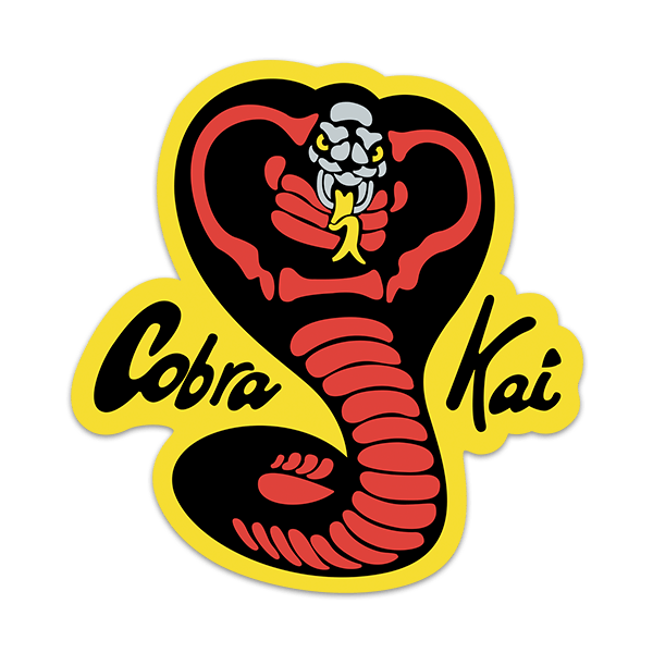 Adesivi per Auto e Moto: Cobra Rosso e Nero
