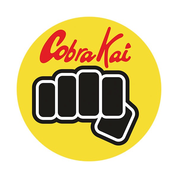 Adesivi per Auto e Moto: Cobra Kai Pugno