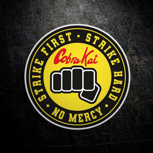 Adesivi per Auto e Moto: Cobra Kai Pugno No Mercy