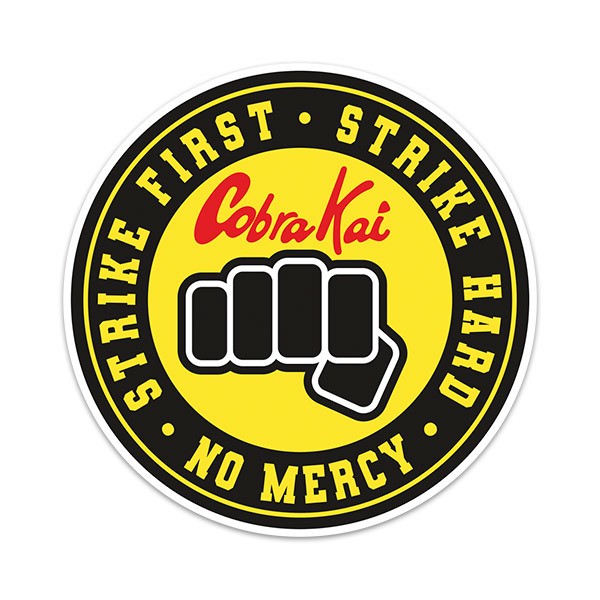 Adesivi per Auto e Moto: Cobra Kai Pugno No Mercy