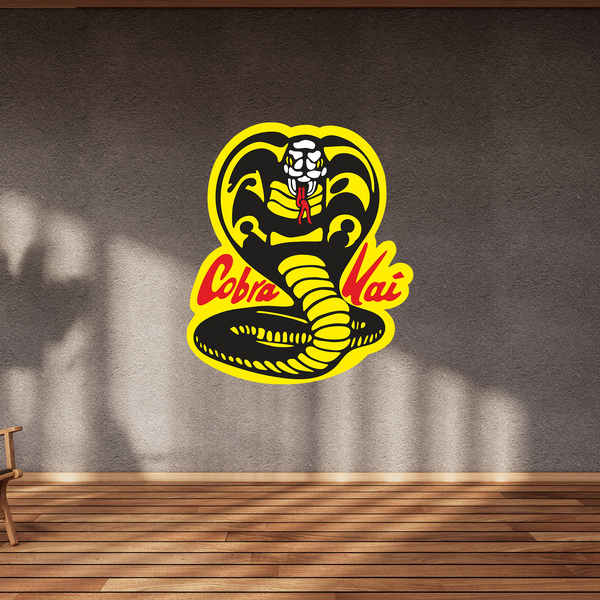 Adesivi Murali: Cobra Kai Giallo