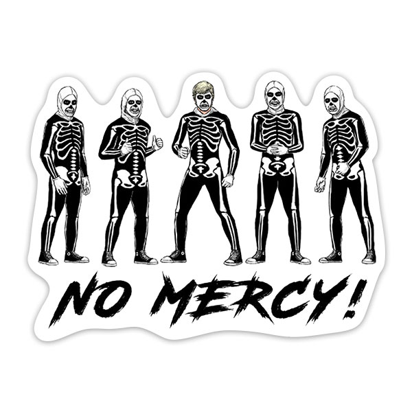 Adesivi per Auto e Moto: Cobra Kai Scheletri, No Mercy!