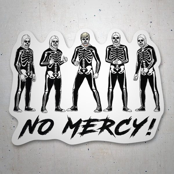 Adesivi per Auto e Moto: Cobra Kai Scheletri, No Mercy!