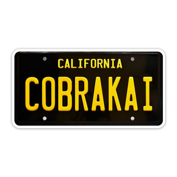 Adesivi per Auto e Moto: Cobra Kai Registrazione