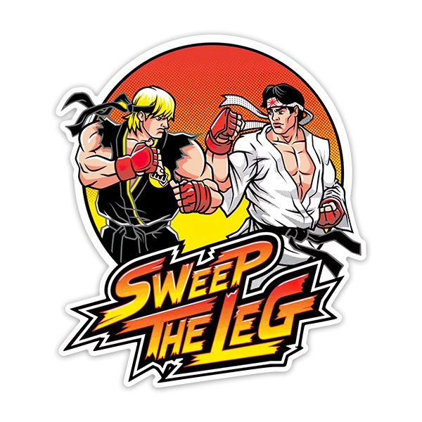 Adesivi per Auto e Moto: Cobra Kai Street Fighter