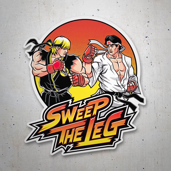 Adesivi per Auto e Moto: Cobra Kai Street Fighter