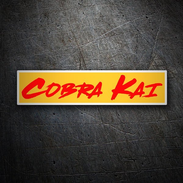 Adesivi per Auto e Moto: Cobra Kai Rosso