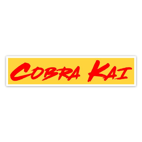 Adesivi per Auto e Moto: Cobra Kai Rosso